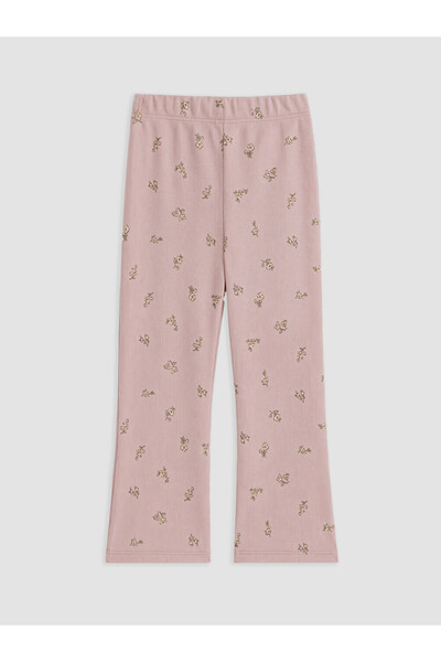 LC Waikiki Rmz Gi̇yi̇m Farkiyla Girls' Spanish Flared Leggings