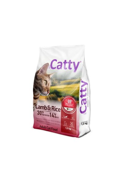 Kawin Catty Lamb and Rice Adult Cat Food 1.5 kg