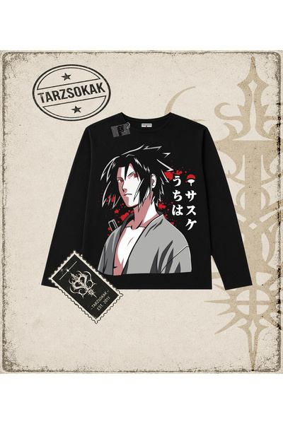 Tarzsokak Naruto Anime Printed Long Sleeve