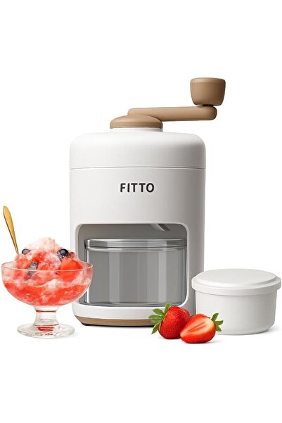 fitto آلة صنع الثلج المبشور يدوية الصنع، صانع مخروط الثلج المحمول، كسارة ثلج ...