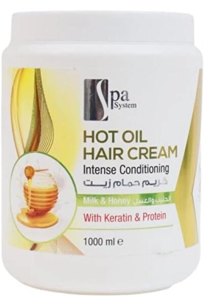 Spa System كريم استحمام بالزيت والحليب والعسل، 1000 مل