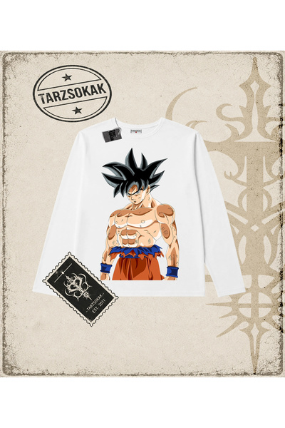 Tarzsokak Dragon Ball Anime Printed Long Sleeve