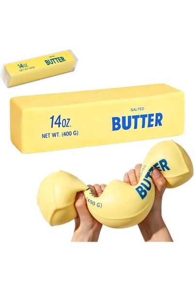 Generic Brand 10 inch Giant Butter Squishy, Jumbo Big Butters 14oz Squeeze St...