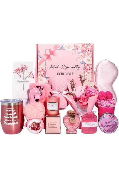 Makbeaty Spa Gift Set for Women, 14 PCS Bath Gift Set with Gift Box, Self Car...