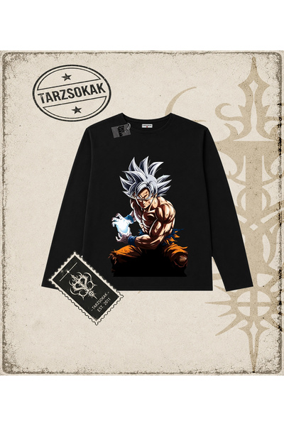 Tarzsokak Dragon Ball Anime Printed Long Sleeve