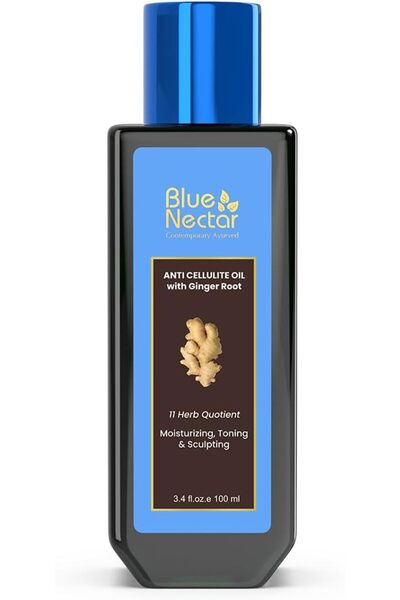 Blue Nectar زيت الزنجبيل للجسم |   زيت تدليك أيورفيدا مضاد للسيلوليت