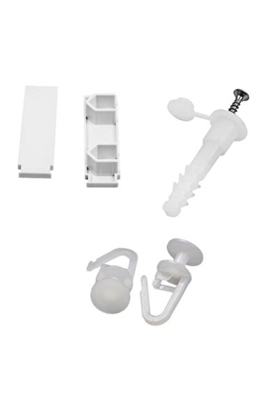Flamex Set accesorii sină perdea (căluți+dibluri+finale), 4.0 m