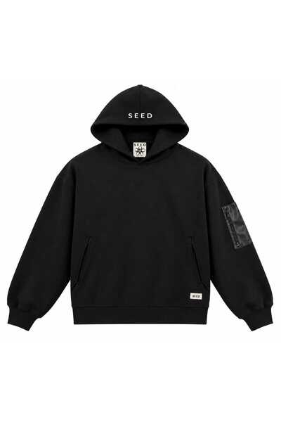 The Seed Erkek Oversize Kol Cep Detay Sweatshirt