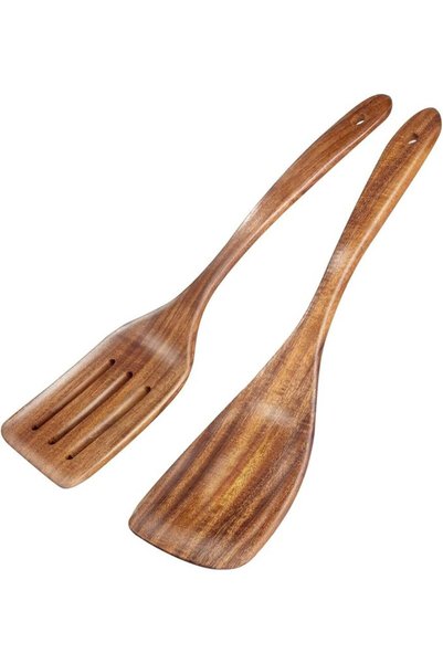 U-HOOME U HOOME Wooden Spoons for Cooking, 9 Pcs Wooden Utensils for Cooking ...