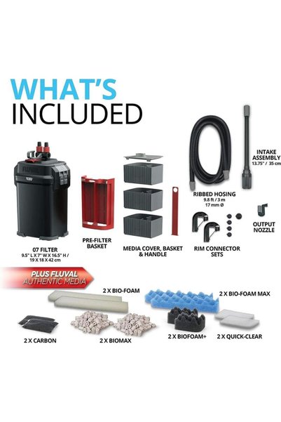 Fluval 407 Dış Filtre 1450 L/H