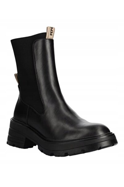 Pepe Jeans Botine de damă, negre, piele sintetică, tip slip-on, 36 AWE