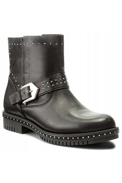 Carinii Botine negre de damă, tip slip-on, cu strasuri, 36 WŁB