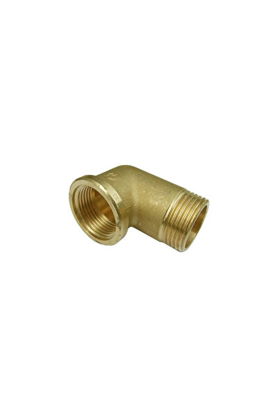 Flamex Cot alamă 1/2", filet interior-exterior, 90°