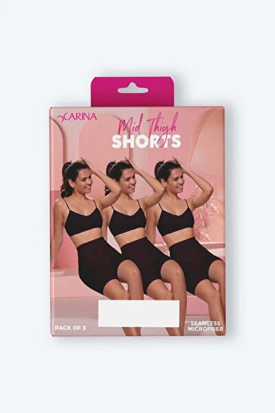 CARINA Carina Microfiber Short Shorts - 3 Pieces - Multicolor