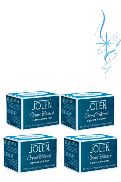jOLEN 4 قطع كريم مبيض 113 جرام