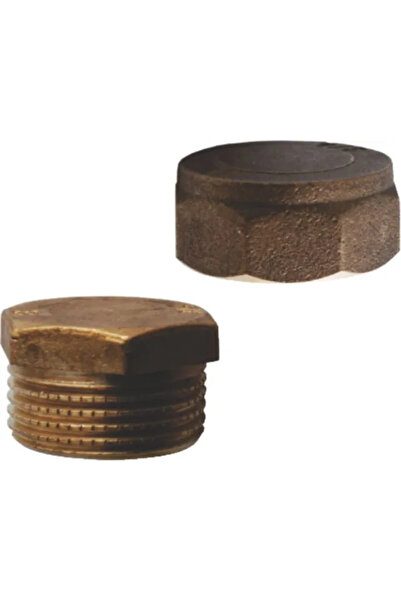 Flamex Dop alamă 1" cu filet interior, pentru capăt de țeavă filetată