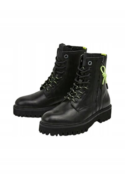 Pepe Jeans Botine de damă negre din piele 36 AWD