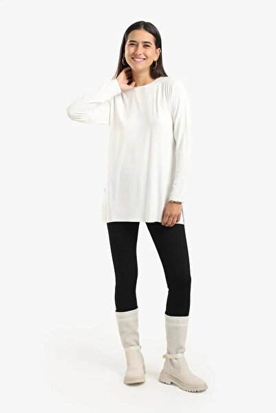 CARINA Carina Long Sleeve Poplin Blouse - Off White