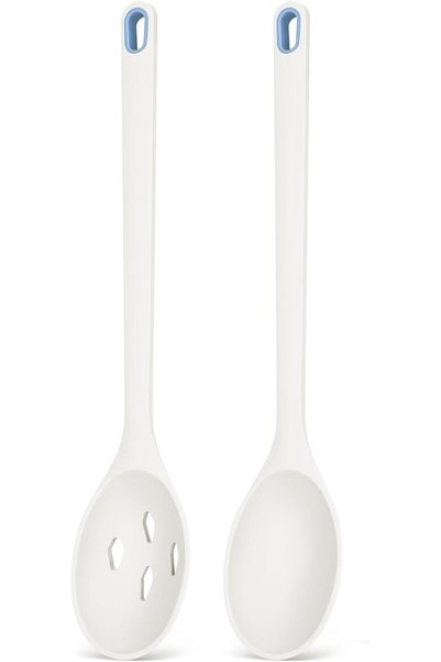 Chrysoverge 2 Pcs Large Silicone Spoon Set, 33cm Heat Resistant & BPA-Free Co...