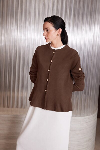 Missemramiss Misssemramiss 5432 Cardigan tricotat cu peplum