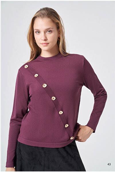 Nuss 206 Mercerized Tunic with Cross Button Accessories