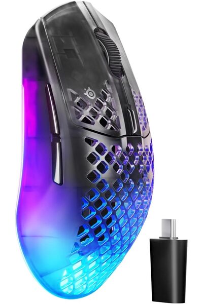 SteelSeries Aerox 3 Wireless Gen 2 - Ultralight 68g Gaming Mouse, 4K Polling,...