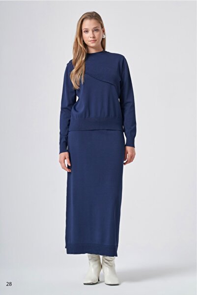 Nuss 705 Basic Tunic Set with Cross Stitch Detail