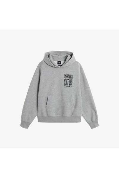 Vans بلوفر كت آند باست للرجال باللون الرمادي