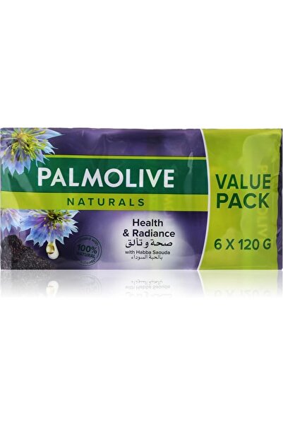 Palmolive Naturals Bar Soap, Habba Saouda, Body & Hand Wash Soap, 6x120 G, 6 ...