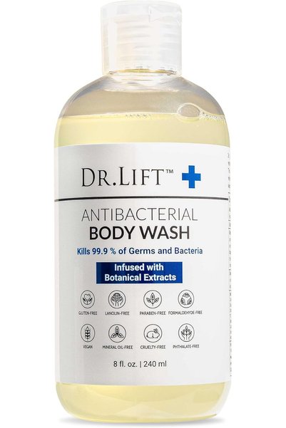 Dr Lift دكتور. غسول الجسم المضاد للبكتيريا من ليفت |   يهبث 99.9% من الجراثيم...