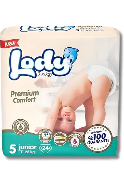 Lody Baby Premium Comfort Baby Diapers | Super Elastic Side Bands | Vitamin E...