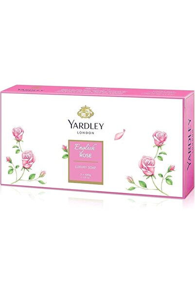 YARDLEY صابون رويال روز الفاخر - 100 جرام (عبوة من 3 قطع) |   صابون فاخر ذو ر...
