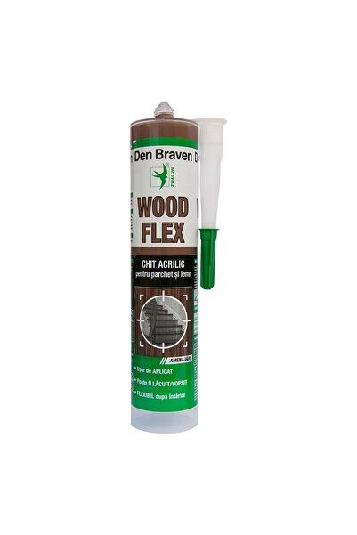 Den Braven Chit acrilic pentru parchet și lemn Woodflex, mahon, 280 ml
