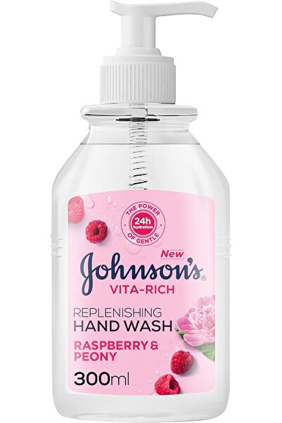 Johnson & Johnson جونسون فيتا ريتش، غسول اليدين المغذي، بالتوت والفاوانيا، 30...