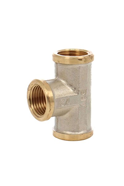 Flamex Месингов тройник 1/2 ", МФМ, за санитарни инсталации
