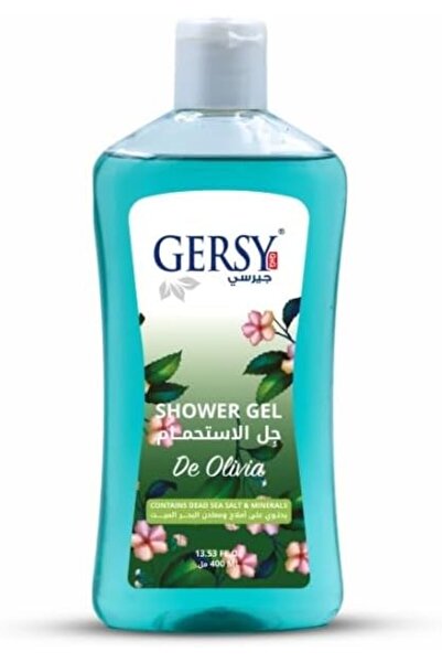 Gersy جل استحمام دي أوليفيا بمعادن البحر الميت - مغذي ومنعش - 400 مل - (من إن...