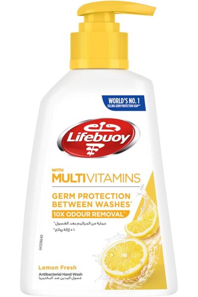 Lifebuoy Hand Wash, Total 10, for 100 percent stronger germ protection in 10 ...