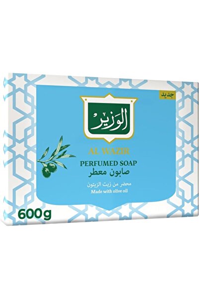 Al Wazir صابون معطر بزيت الزيتون 600 جرام، صابون للتنظيف الفعال ومنح إحساس منعش