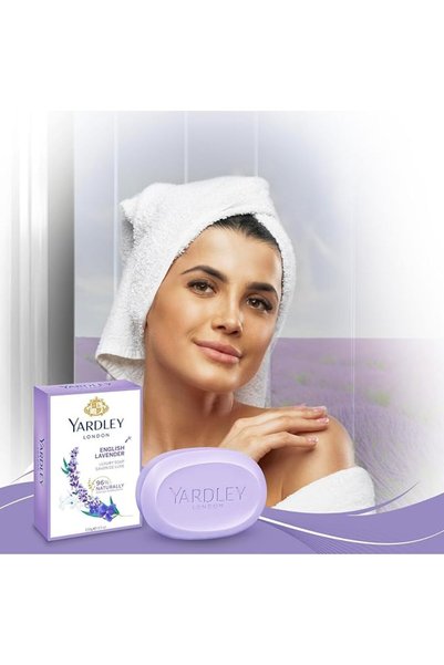 YARDLEY صابون لندن، يدوم طويلاً، رغوة غنية وكريمية، عطر جميل، 100 جرام × 6