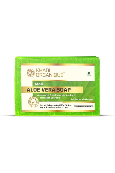 Khadi Organique صابون الصبار المصنوع يدويًا 125 جرام