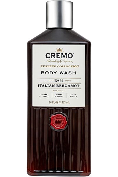 Cremo غسول جسم رجالي إيطالي غني بالرغوة برائحة البرغموت الإيطالي وزهر النيرولي