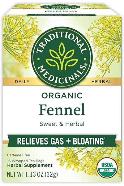 TRADITIONAL MEDICINALS Traditional Medicinal Fennel Organic, 16 Teabags