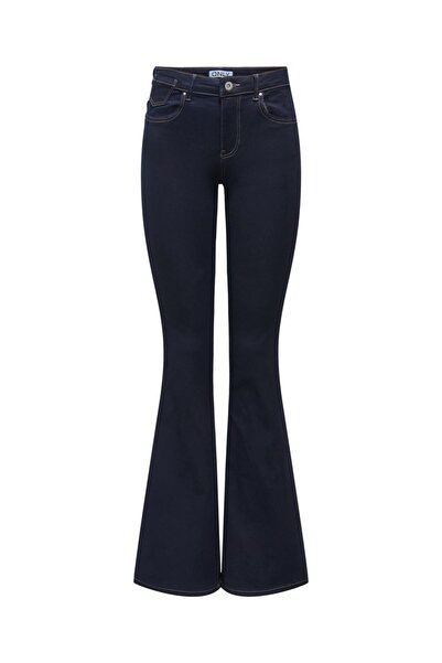 ONLY Women's Mavi2 Onlreese Reg Retro Flared Dnm Box Jean