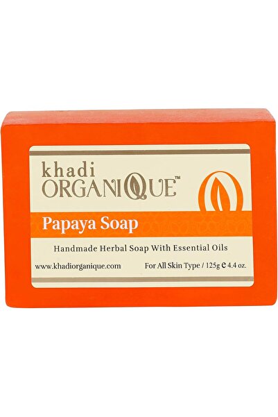 Khadi Organique صابون البابايا المصنوع يدويًا 125 جرام
