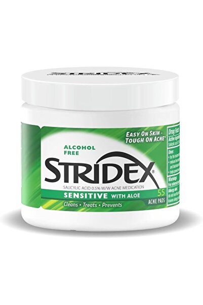 Stridex فوط صحية طبية LDREAMAM، للبشرة الحساسة، 55 قطعة