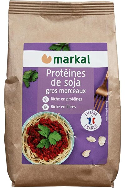 Markal 175 جرام من بروتين الصويا العضوي قطع كبيرة (بني)