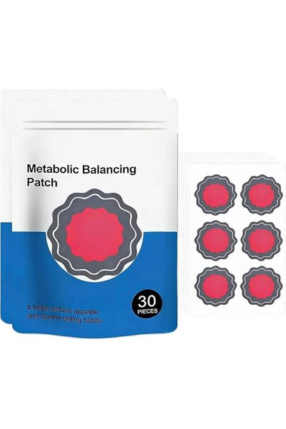 ALMEKAQUZ Metabolic Balancing Body Care Patches, 60 Count Natural Skin-Friend...