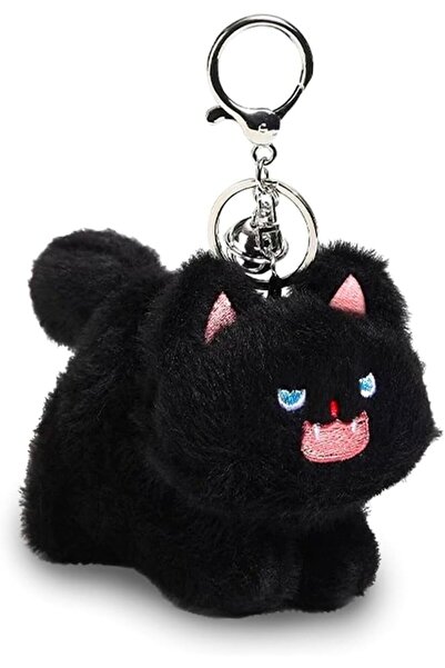 AZONEE Cat Keychain Plush Black Cat Gifts, Cute Keychains for Women, Cat Love...