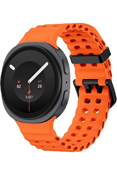 GENERAL Silicone Ocean Strap Compatible with Samsung Watch 9 8 Strap 44mm 40m...
