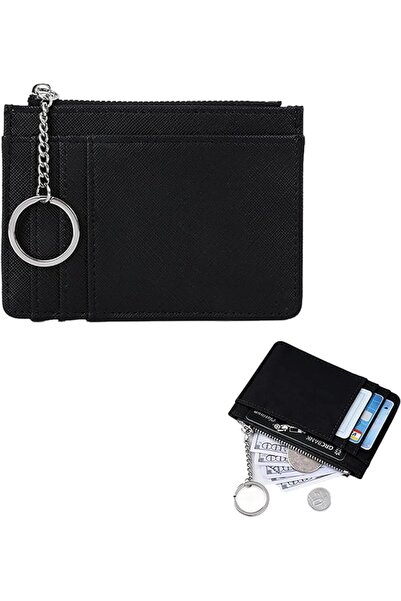 GoodTool Small Wallett for Women, Slim Wristlet Keychain Wallet with Coin Poc...
